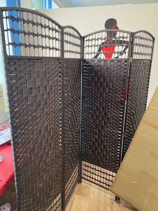 Ширма плетеная 4 секционная