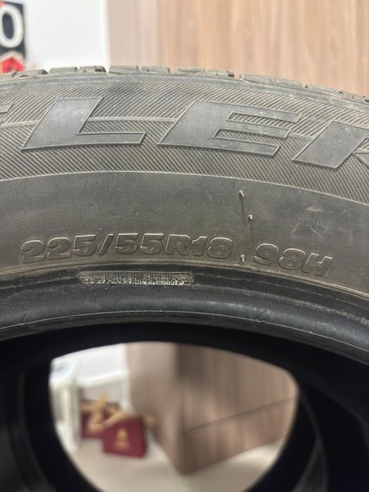 4 anvelope Bridgestone 225/55R18 vara – profil 4-5mm – DOT 1917