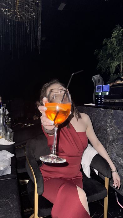 Шикарное красное платье, xs-s