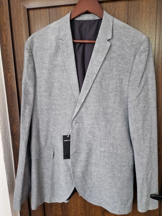 Чисто нови! Сако H&M 100% лен ; Сако H&M 60/40  памук и лен