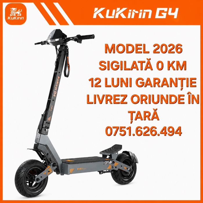 Kukirin G4 2026 NOU cu garantie