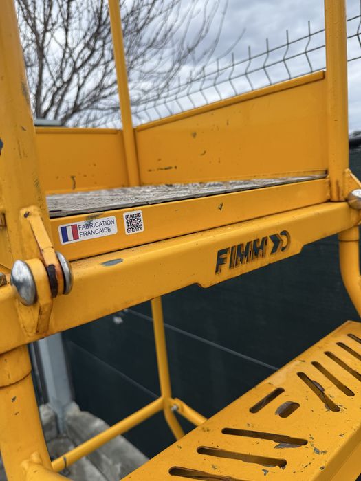 Scară mobilă industrială FIMM – platformă lucru, 200 kg