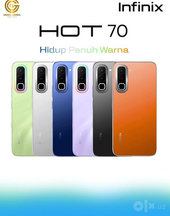 Bepul dostavka Infinix hot 70