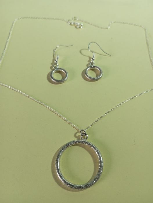 Set cercei și colier argint 925