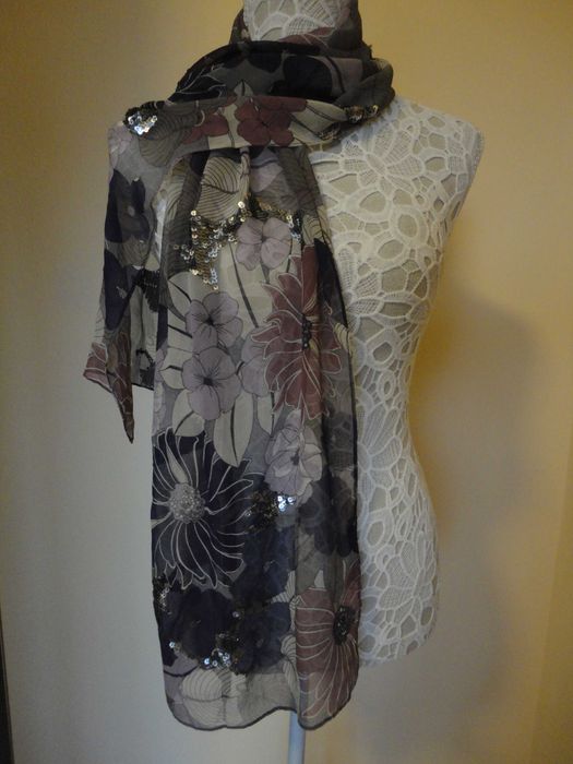 Kenzo/100% коприна/дамски шал