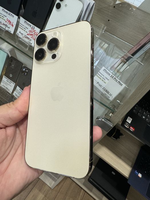 Iphone 14 Pro Max gold 128gb baterie 85%