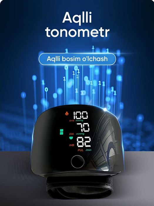 Автоматический цифровой тонометр запястья ! Davleniya ulchagich