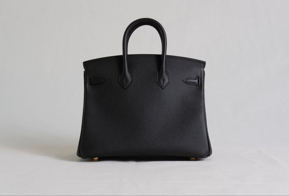 Hermès Birkin 25 Togo Noir Gold Hardware