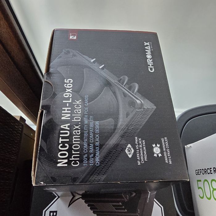 Noctua NH-L9x65 chromax.black, low-profile CPU high performance cooler