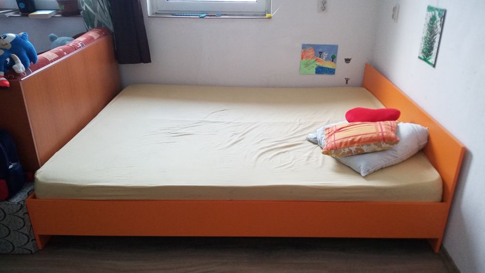 Pat dormitor 160 saltele  antialergenice Bambus