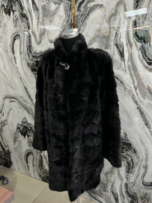 Шуба роковая коричневая