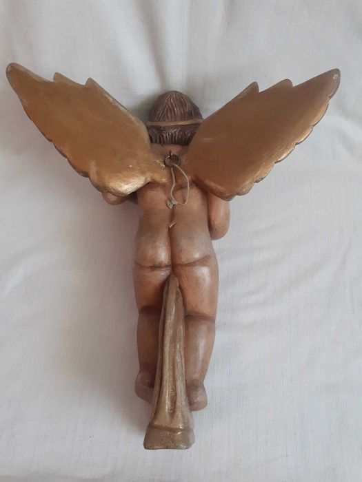 heruvim lemn ingeras lemn 50 cm