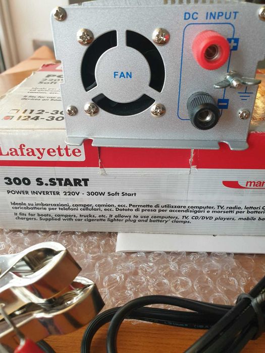 Vand invertor marca italiana Lafayette - 24V 300W - 220V