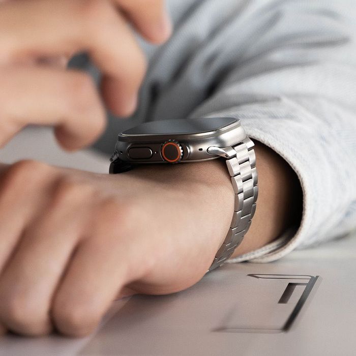 Ringke Metal One Air Каишка за Apple Watch 44/45/46/49 mm – Silver