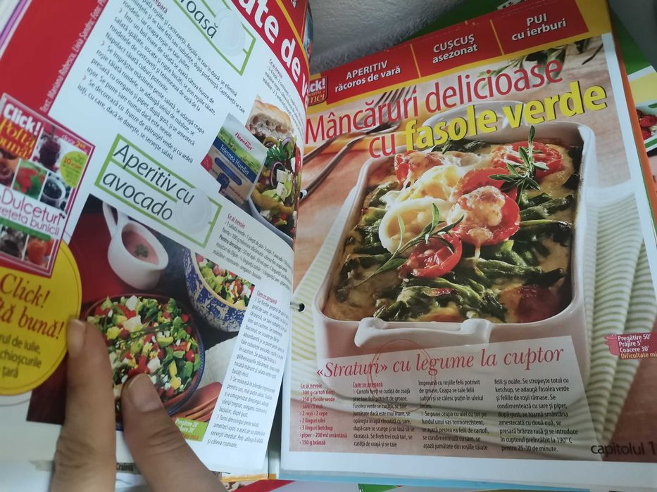 vând mape Rețetare Click