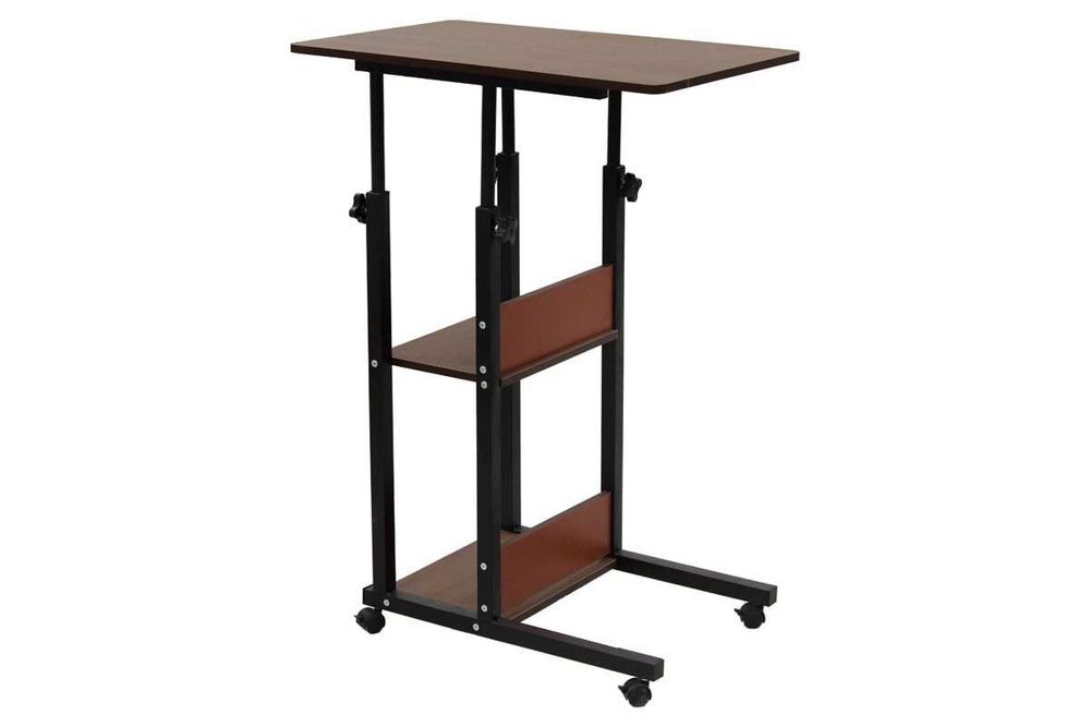 Подвижно бюро Babs, два цвята - Орех с черно или Натурален с бяло.