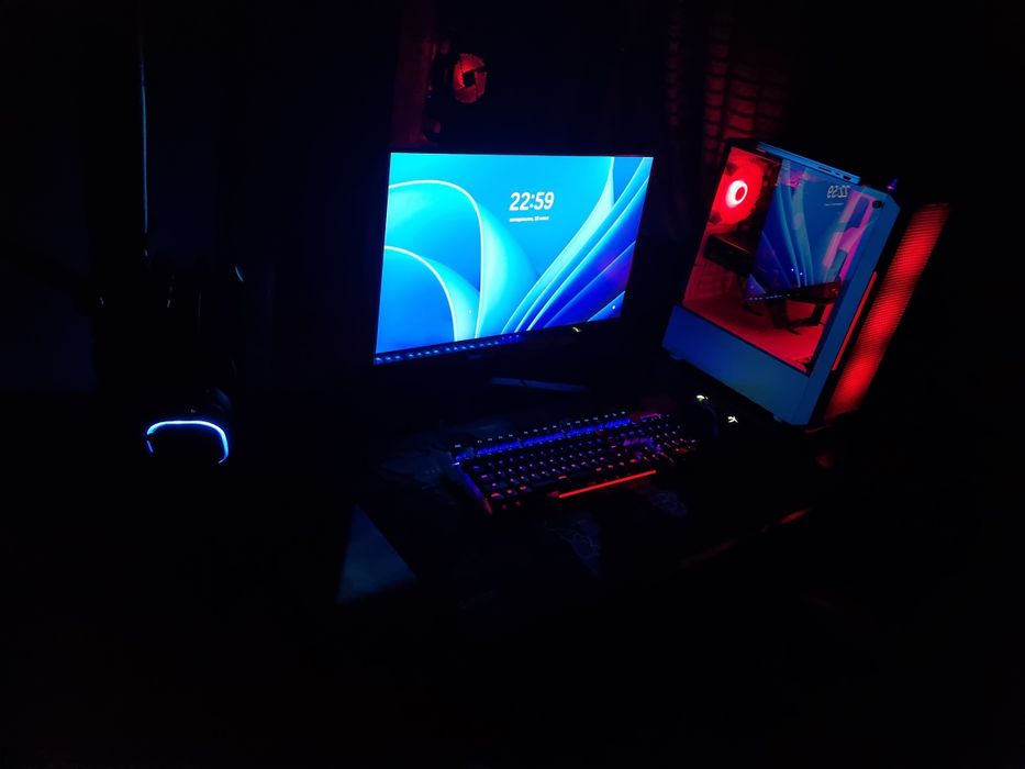 Desktop komyuter. Десктопный пк
Дескторный настольный пк
12100f RX590