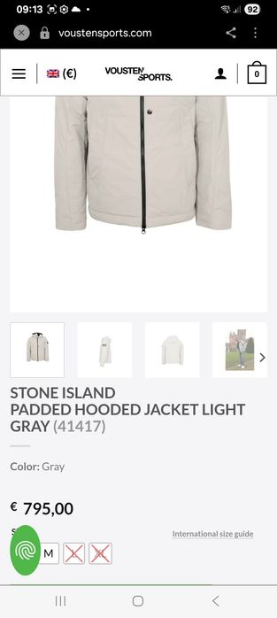 Geaca unisex  originală Stone Island