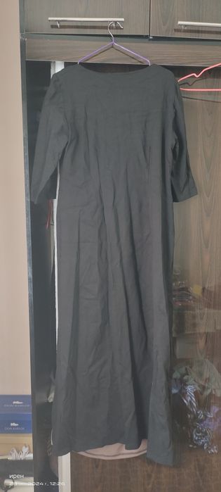 Длинное теплое платье