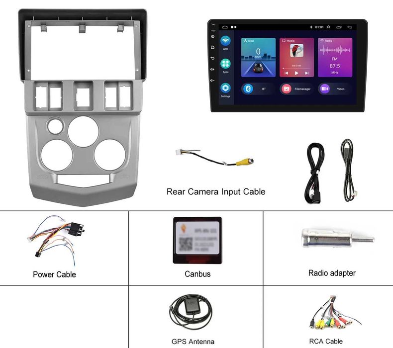Мултимедия за Dacia Logan 1 L90 Logan Навигация Android 2DIN двоен дин