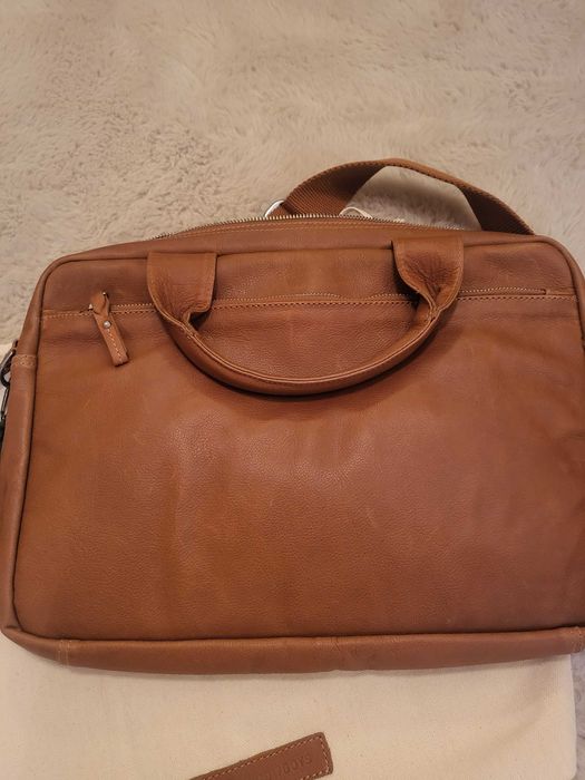 Унисекс бизнес-чанта от естествена кожа AMSTERDAM COWBOYS,р-р 38/30см.