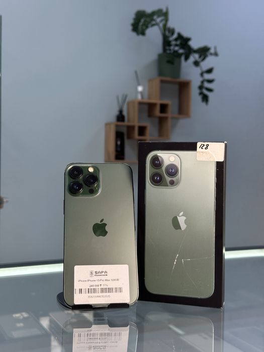 айфон 13 про макс зеленый