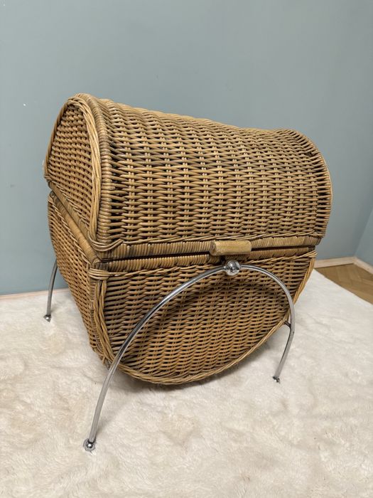 Ратанова кутия за съхранение / 70-те