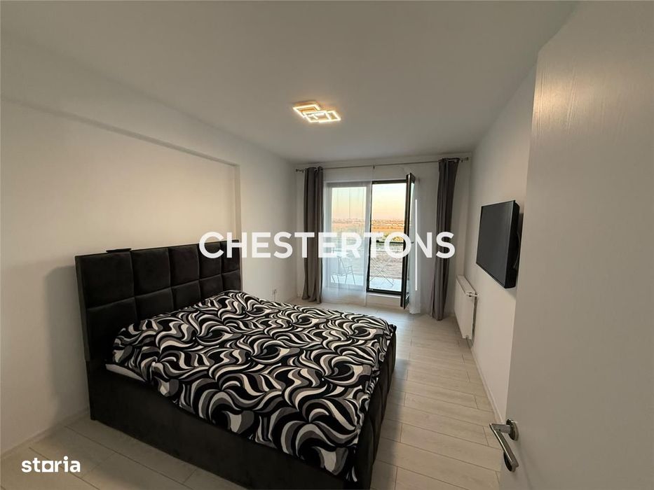 Apartament 2 camere mobilat si utilat complet, modern, cu loc de parca