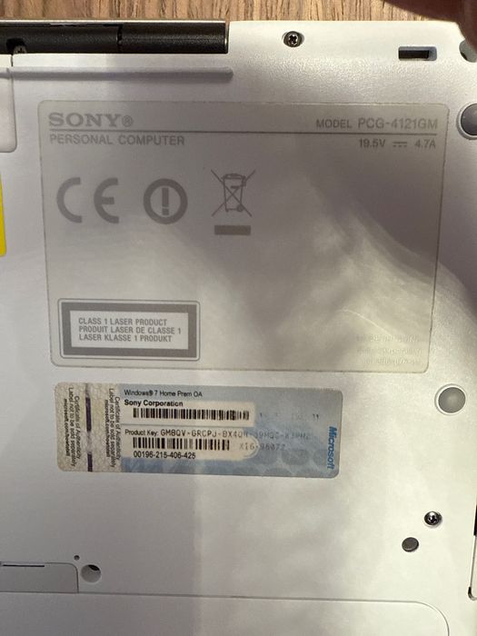 Лаптоп Sony Valio 13”3, 4GB, 2.30GHz