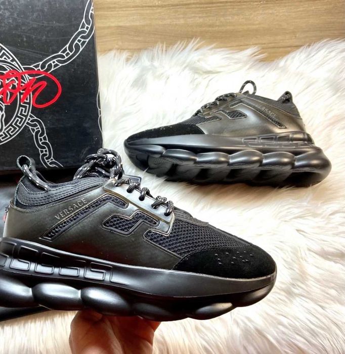 Adidasi Versace Tripple Black