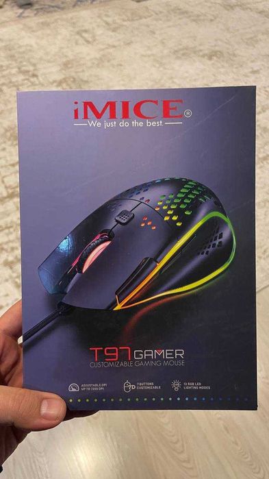 Игровая мышь IMICE T97 с RGB-подсветкой