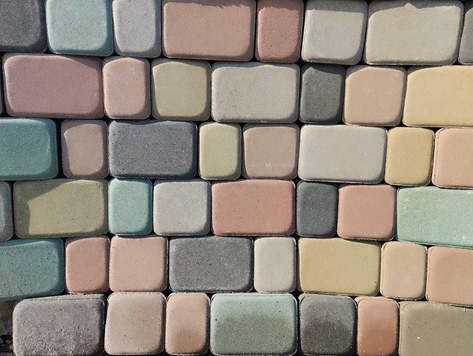 Брусчатка, плитка тротуарная. Поребрики