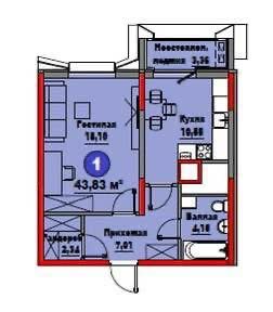 ЖК Regnum Plaza Сайрам, Буз Базар Продается 2х ком 44м2