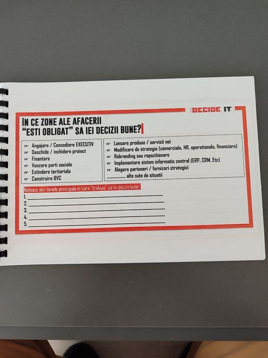 Set 2 Manuale curs Business mentors și Decide IT