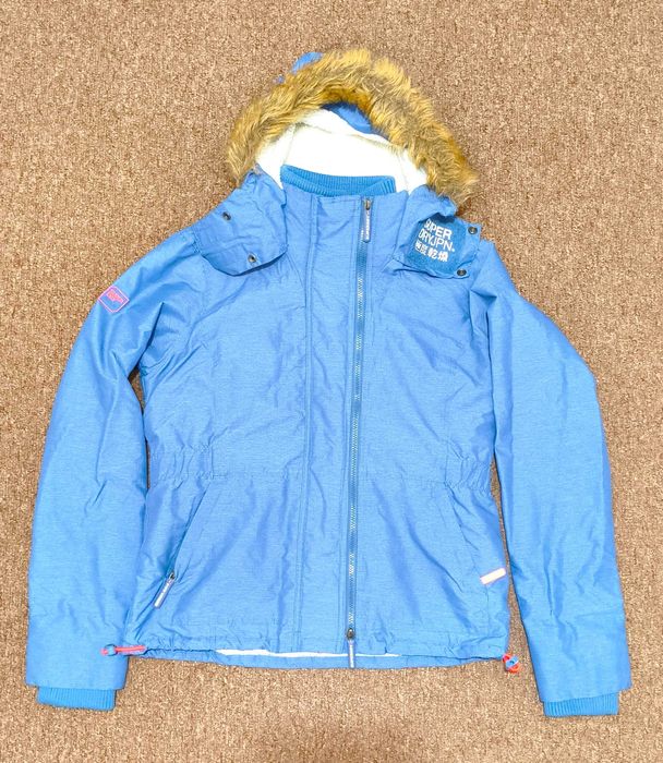 Jachetă Superdry SD-Windattacker cu glugă - Sherpa - pentru femei, XL