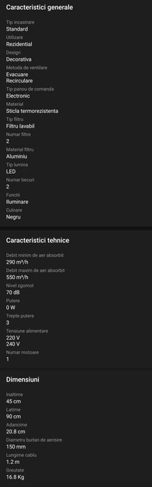 Hota incorporabila Electrolux înclinată