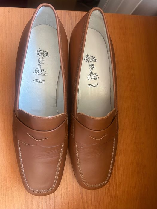 Кафяви обувки Vera Pelle-нови