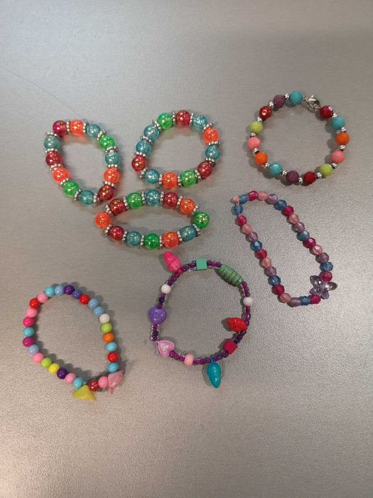 ленти за глава, фибички, к-кт декорация на кичури, гривни с герданчета