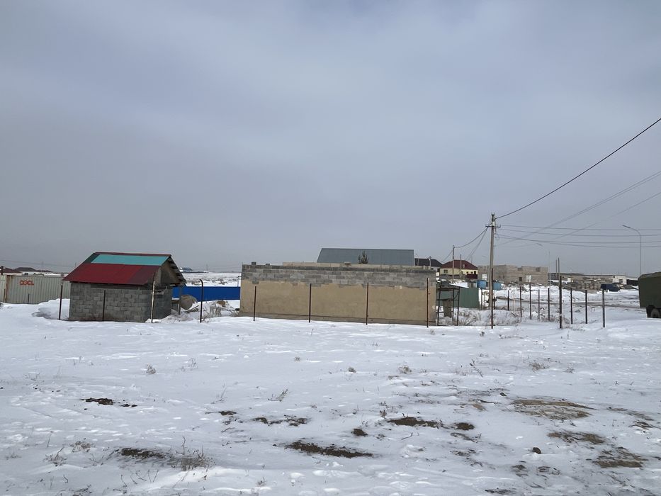 Участок с постройки