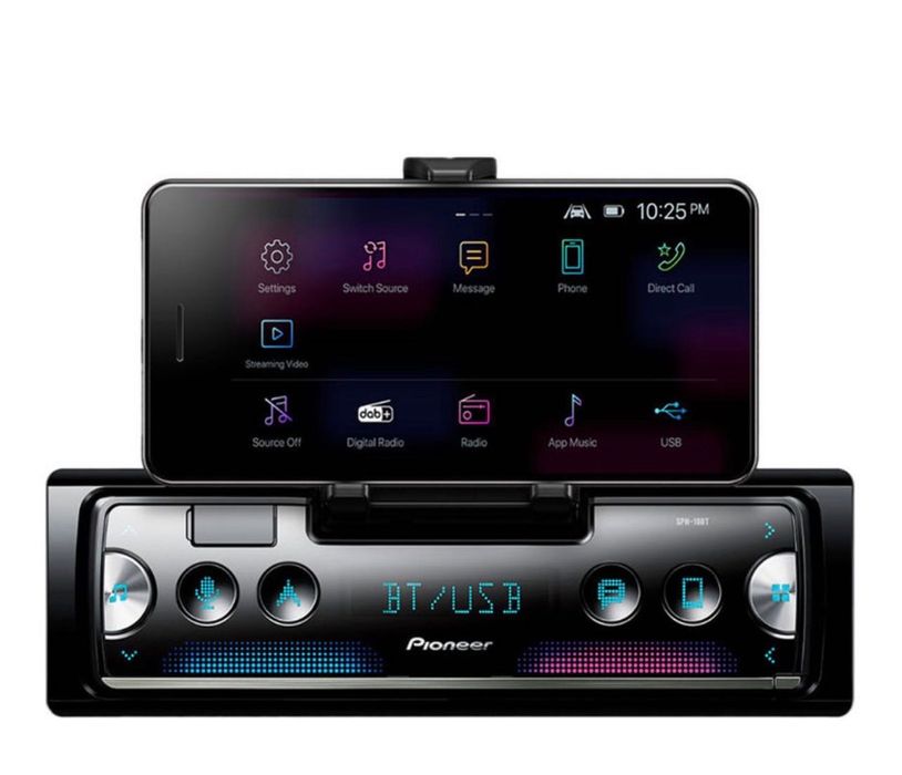 CD автоплейър Авто Ресийвър PIONEER SPH-10BT-DELUXE BLUETOOTH, 4 X 50 W, USB