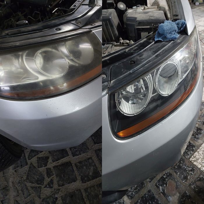 Полировка фар, ремонт бамперов, покраска автомобилей.