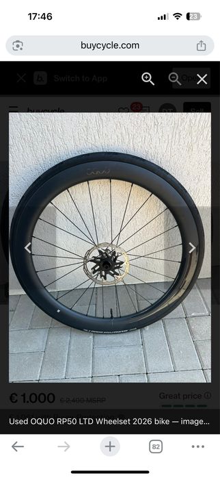 Set roti cursiera carbon Oquo Carbon 50RP LTD
