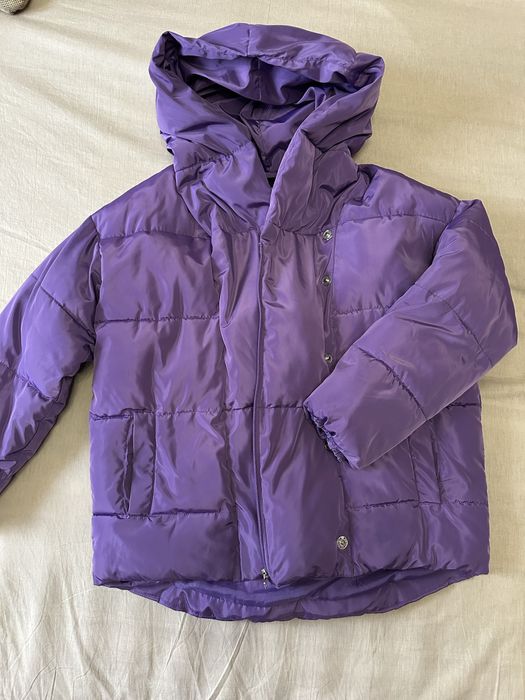 Зимняя куртка. Фиолетовая. Размер М