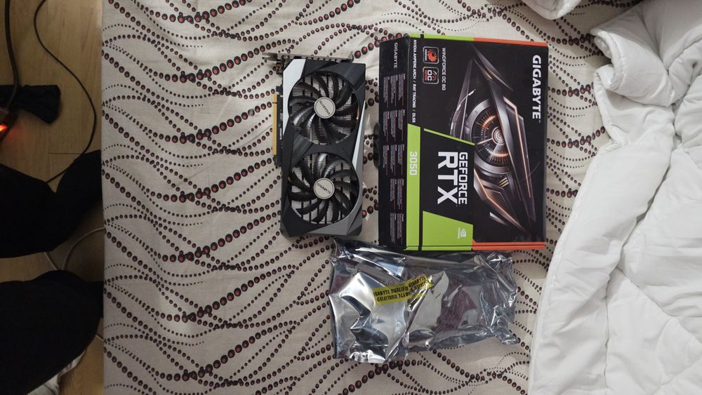Rtx 3050 8gb curățat 100% funcțională