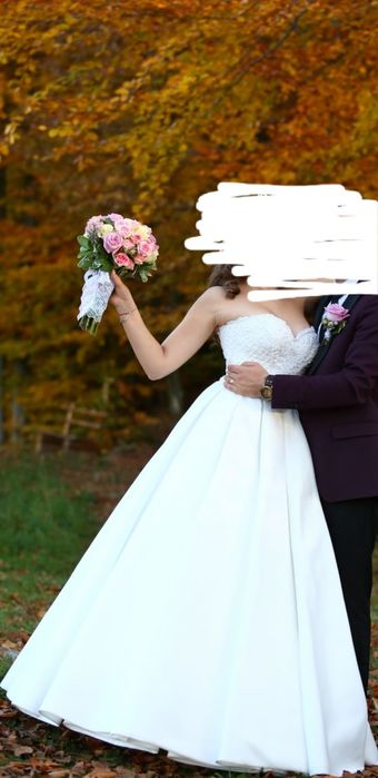 Rochie de mireasa prințesă și sirenă 2 în 1 model unicat