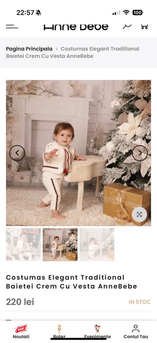 Costum popular anne bebe