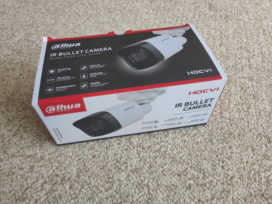 Camera supraveghere Dahua HDCVI 4K IR 80metri cu microfon pentru DVR