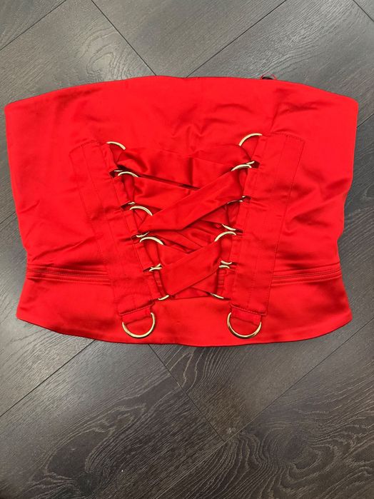 червен горен корсет