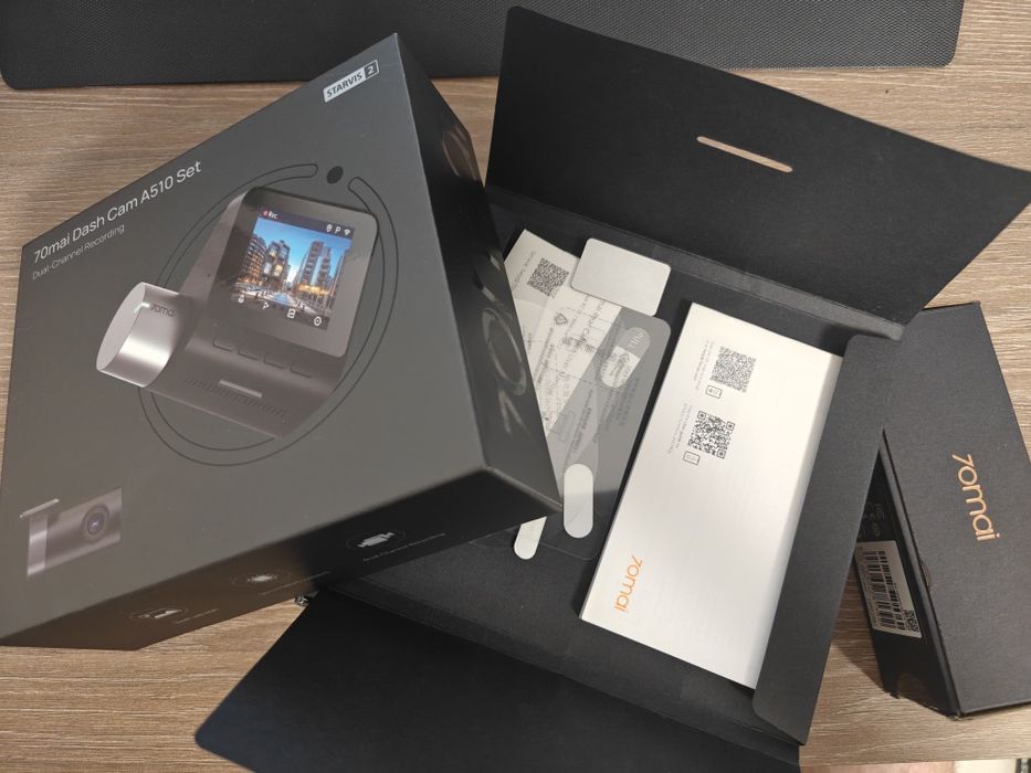 Camera auto 70mai + kit nonstop + card + port sigurante - Kit complet