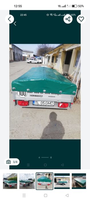 Remorca auto 750kg Humbaur Profesionala